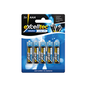 Picture of Excelltec AAA Alkaline Batteries 5Pk - 316488