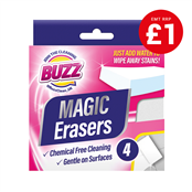 Picture of Buzz Sponge Erasers 4Pk - 320500