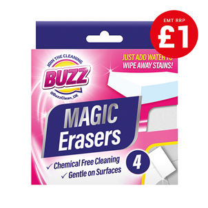 Picture of Buzz Sponge Erasers 4Pk - 320500