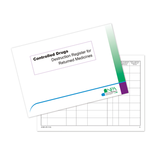 Picture of Controlled Drug Destruction Record Book - CDR020