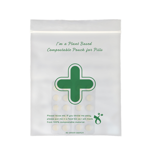 Picture of Compostable Pouch For Pills = TC11 Size - CGSTC11