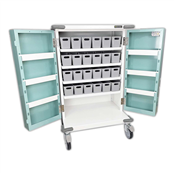 Picture of 25 TRAY COMPACT UNIT DOSAGE TROLLEY - HECT650