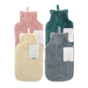 Picture of Plush Lattice Hot Water Bottle Asst - HWB223457