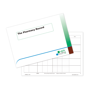 Picture of Responsible Pharmacist Record Book - RPR001