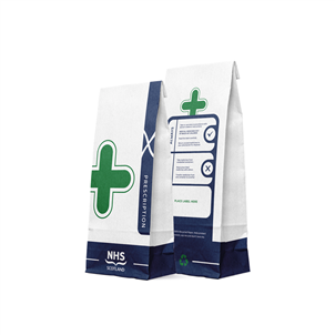 Picture of Scottish NHS Prescription Bags White - SCP2