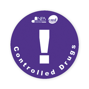 Picture of Controlled Drugs Alert Labels - STI1000CD